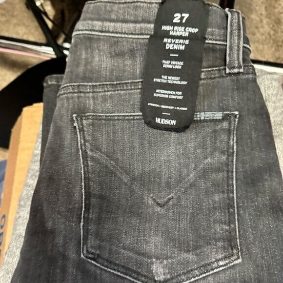 Hudson Harper High Rise Crop Baby Star Jeans - Picture 7 of 10